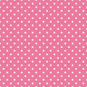 Polka Dots Carnation Pink