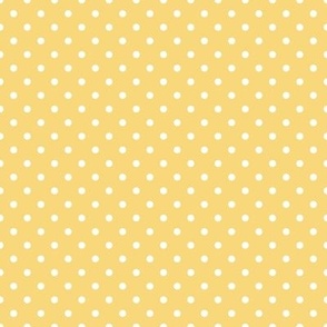 Polka Dots Firelight Yellow Pastel