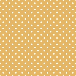 Polka Dots Lamplight Golden Yellow