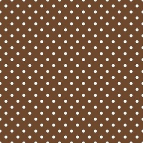 Polka Dots Pumpernickel Brown