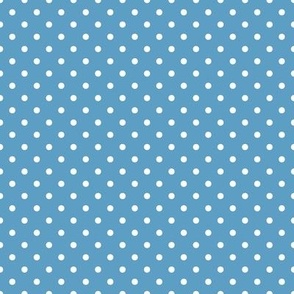 Polka Dots Soft Blueberry Blue