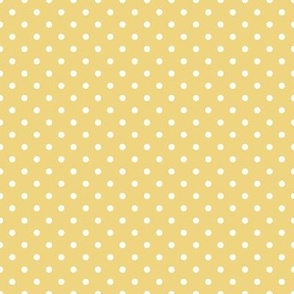 Polka Dots Sunshine Yellow