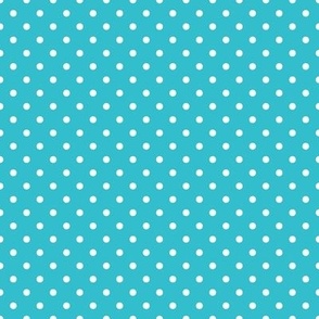 Polka Dots Tropical Blue