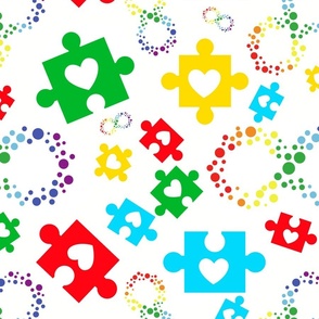 autism awareness repeat pattern