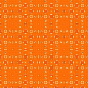 Orange Abstract Squares
