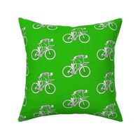 bicycle skeleton green