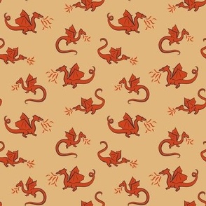 Here be Dragons in Red