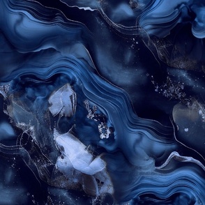 Royal Blue Luxury Marble Texture