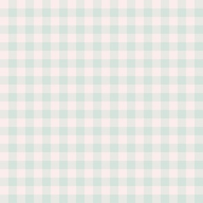Mini In The Depths Gingham - Mint - 3x3 Inch