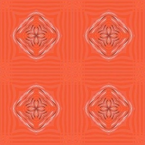 arty orange check