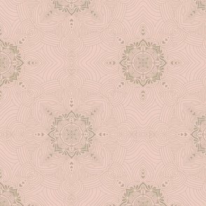 Valerino Tile - Pale Dogwood + Khaki