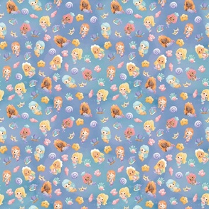 Mermaid Fabric, Wallpaper and Home Decor