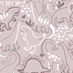 Dinosaur in Doodle Land || S || Purple