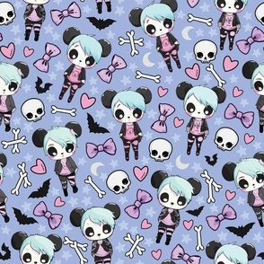 Pastel Goth Panda Girls - M