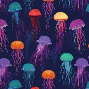 Whimsical Jellyfish - M
