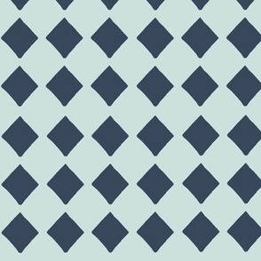 Harlequin argyles_navy on light blue