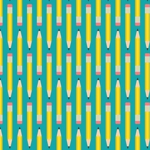 Pencil Stripe (Teal)