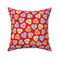 Canine Candy Hearts - Red, Large Scale