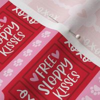 Dog Kisses Ticket - Pink, Large Scale