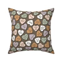 Canine Candy Hearts - Boho, Large Scale