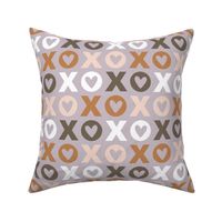 XO Hugs and Kisses - Lavender, Large Scale