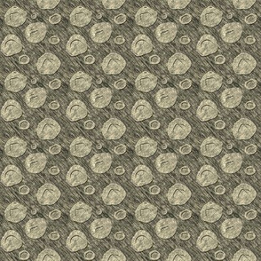 Sketchydots: "Big" Dot Coordinate - Antique Yellow