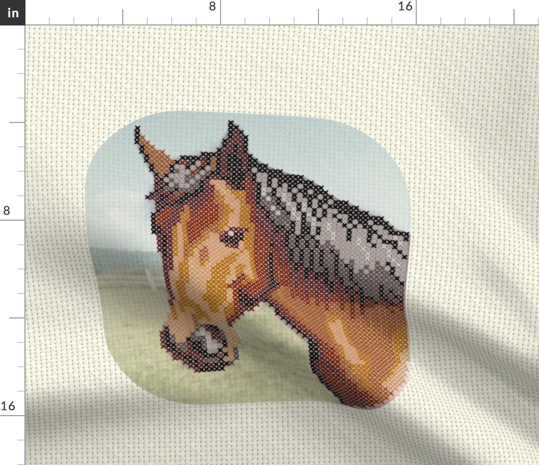 cross stitch horse 3 