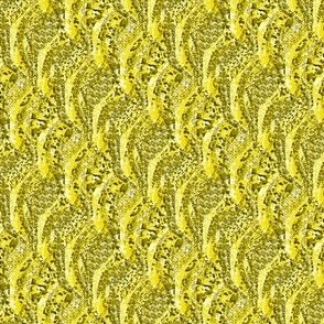 Flowing Textured Sand Dramatic Elegant Classy Large Neutral Interior Monochromatic Yellow Blender Bright Colors Lemon Lime Yellow EBDD1F Bold Modern Abstract Geometric