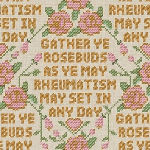 Traditional Cross Stitch Carpe Diem everyone