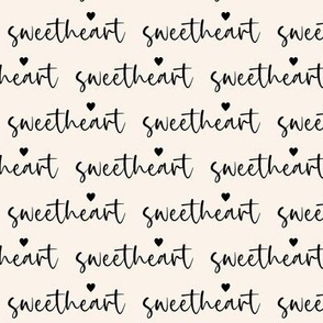 Sweetheart on Cream - Valentine's Day, Love, Hearts