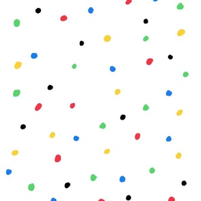 Multi-coloured dots
