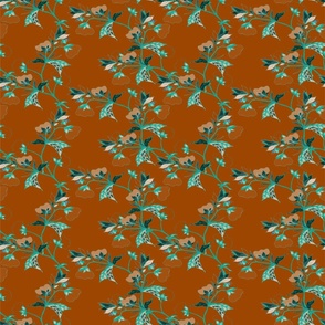 patternflowers.cotton.tanbrown-01