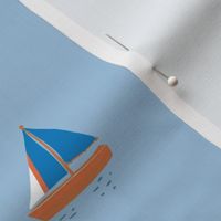 Breezy Boats Sky Blue - Medium Sized