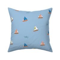 Breezy Boats Sky Blue - Medium Sized