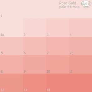 Rose Gold Color Map: Dept. 6 Design Mossy Green Palette Map