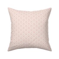 Solstice - Boho Geometric Blush Pink Woven Texture Small Scale 