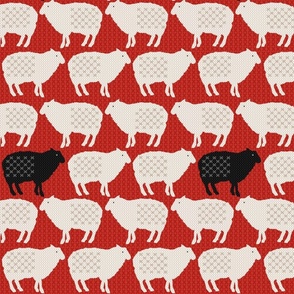 Sweet Sheep (Red large scale)