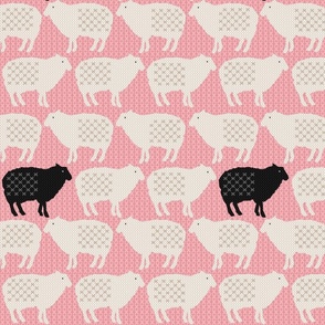 Sweet Sheep (Pink large scale)