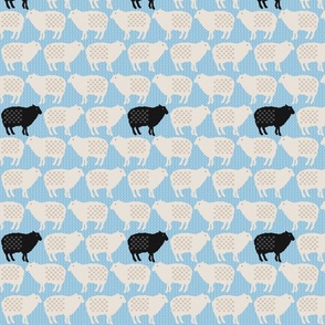 Sweet Sheep (Baby Blue) 