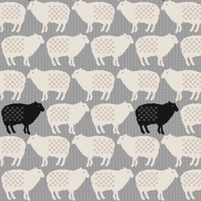 Sweet Sheep (Gray Grey large scale)
