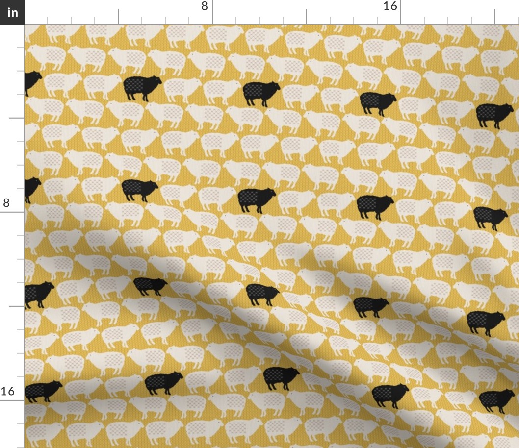 Sweet Sheep (Yellow small scale) 