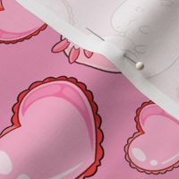 Axolotl Hearts Pink