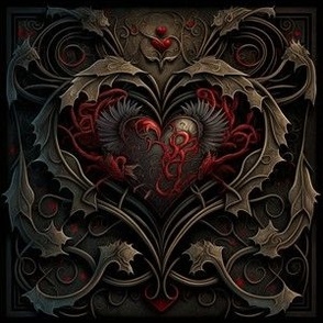 gothic love quilt 7
