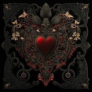 gothic love quilt 6