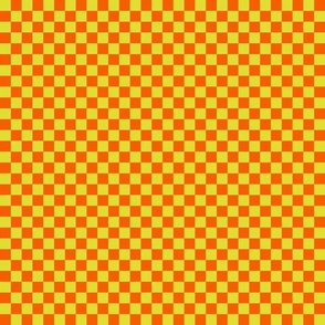yellow and orange checkerboard