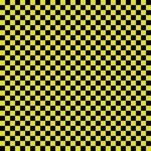 Yellow and Black Checkerboard