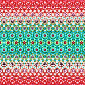 Red and Green Geometric Morph