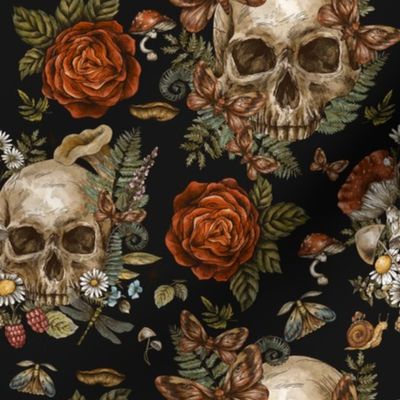 Floral Skull