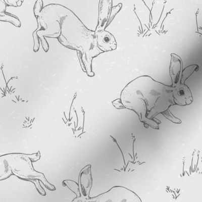 The Bunny Hop in Grey