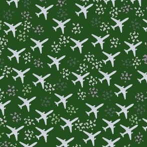 Pine green airplanes
